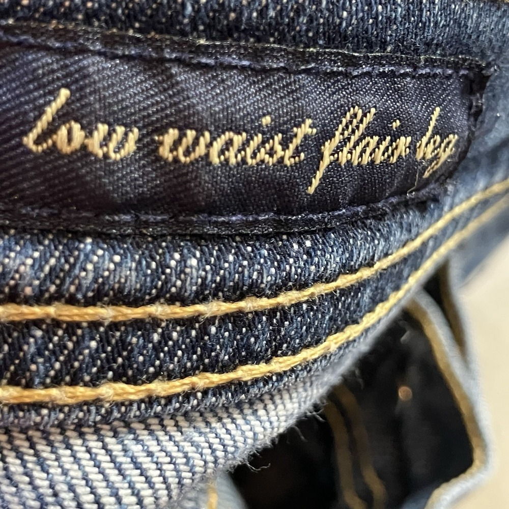 Citizens of humanity jeans Womens Size 27 Blue Stretch Low Waist Flair Leg Y2K - Picture 12 of 16